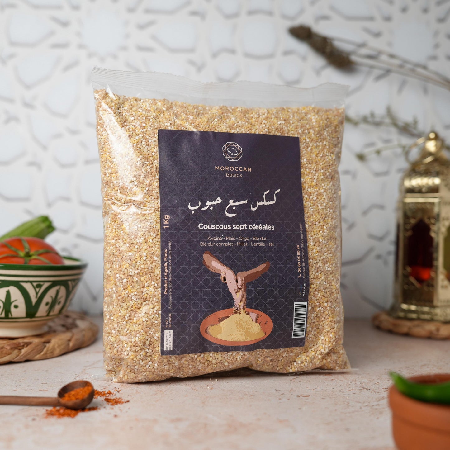 Couscous sept céréales (سبع حبوب)
