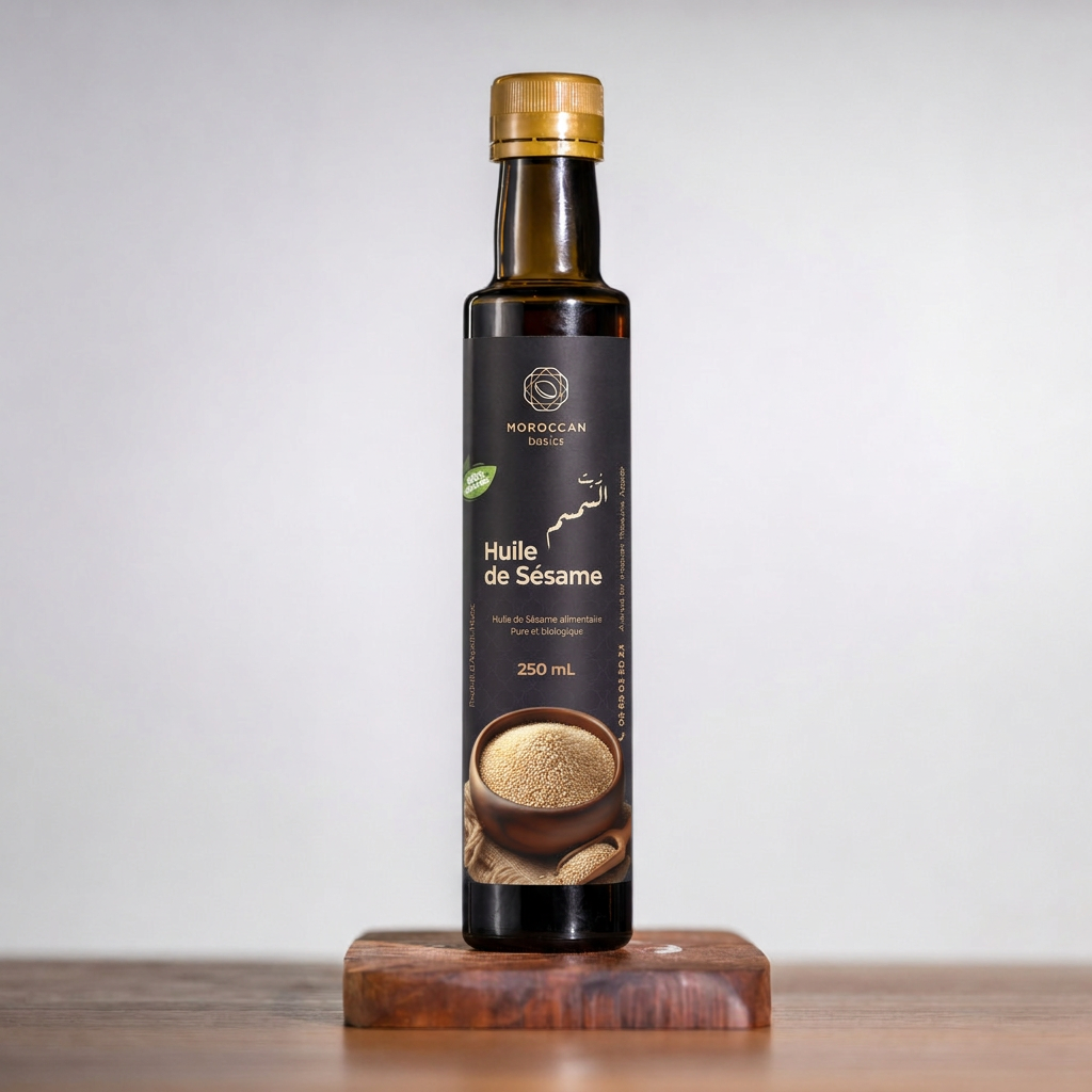 Huile de Sésame Naturelle – 250 mL