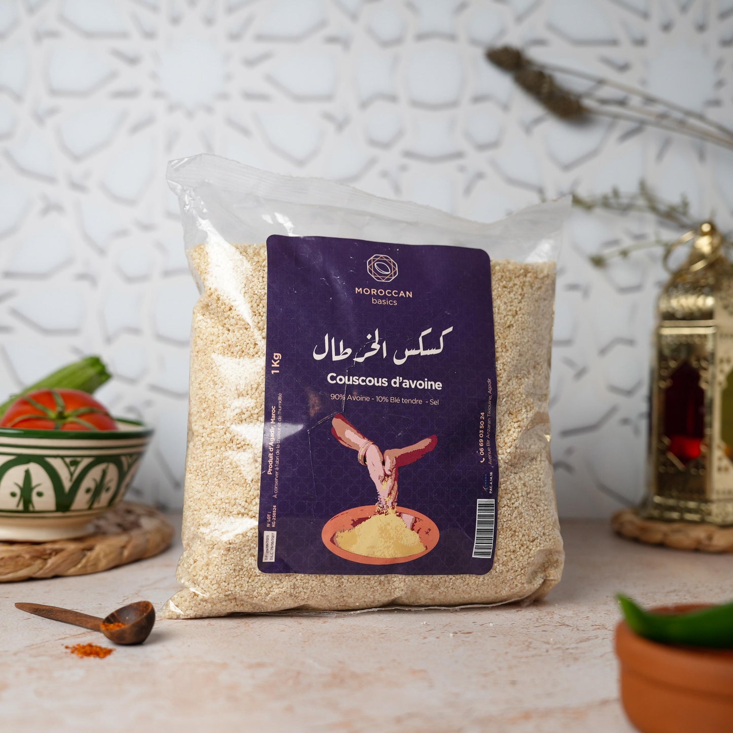 Couscous d'avoine (الخرطال)